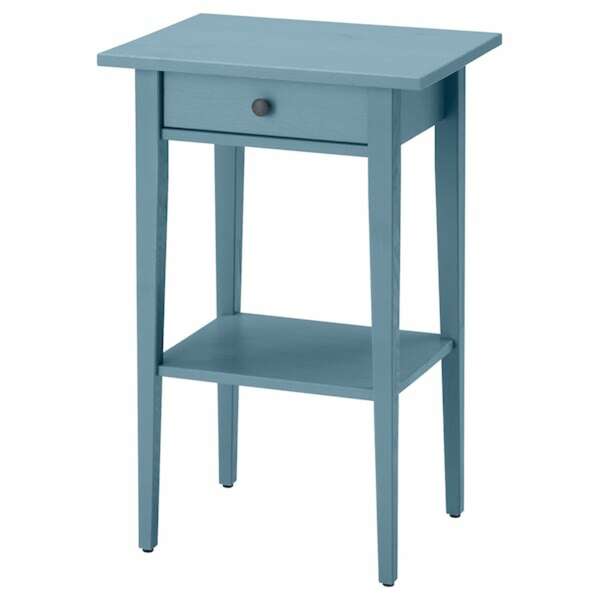 Bild 1 von HEMNES  Ablagetisch, blau lasiert 46x35 cm