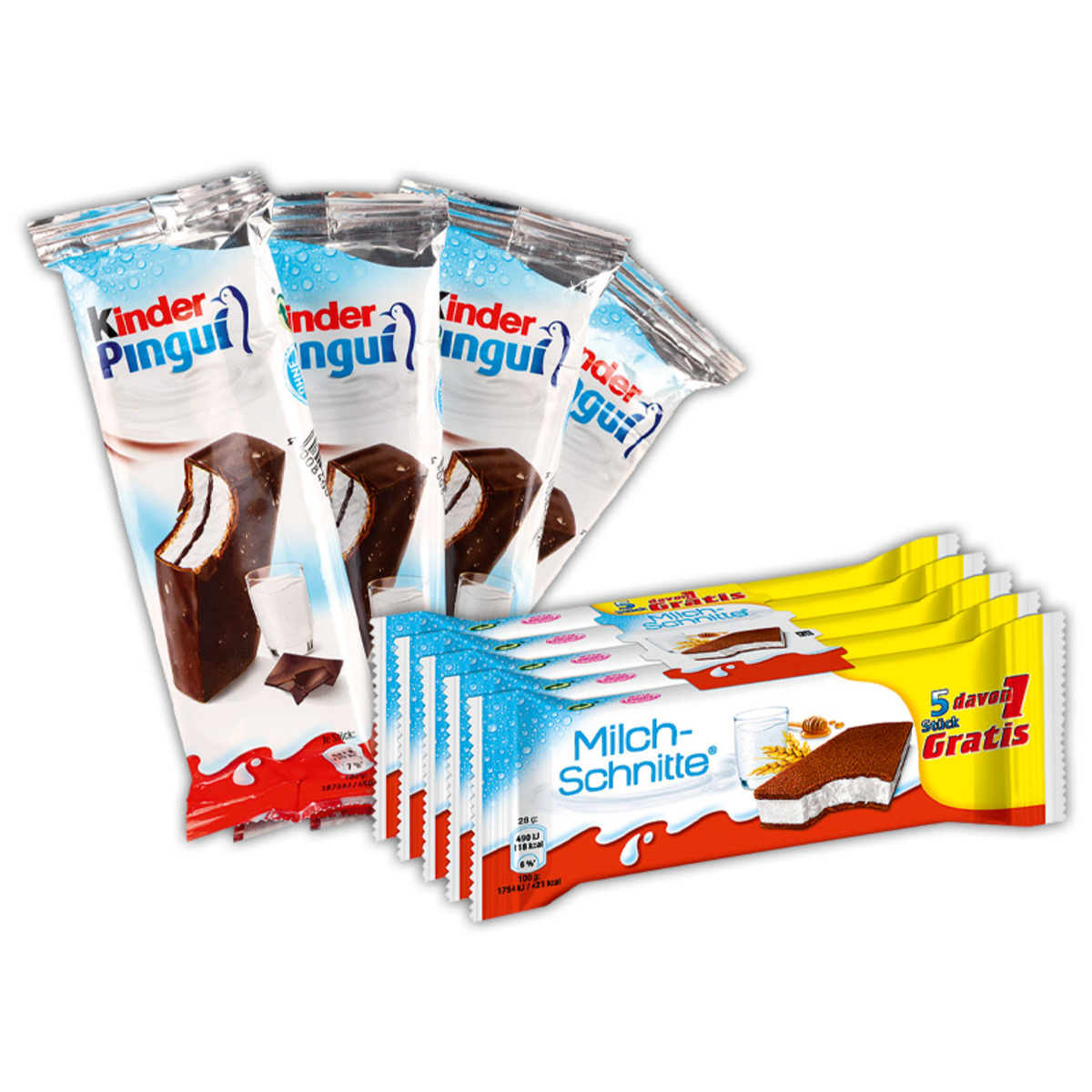 Kinder / Milchschnitte Milchschnitte / Pingui von Norma ansehen!
