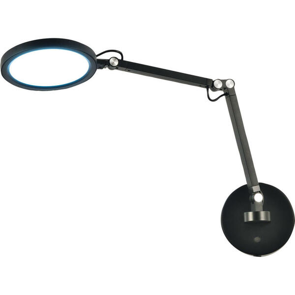 Bild 1 von Fabas Luce Led-Wandleuchte Regina, Schwarz, Metall, max45 cm, DIN EN ISO 9001, drehbar, Farbwechsler, Touch-Schalter (on/off), schwenkbar, Lampen & Leuchten, Innenbeleuchtung, Wandleuchten, Wandleuch