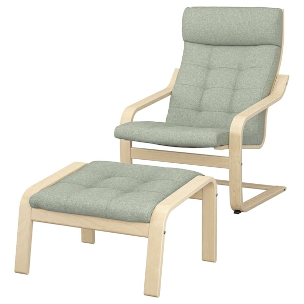 Bild 1 von POÄNG  Sessel und Hocker