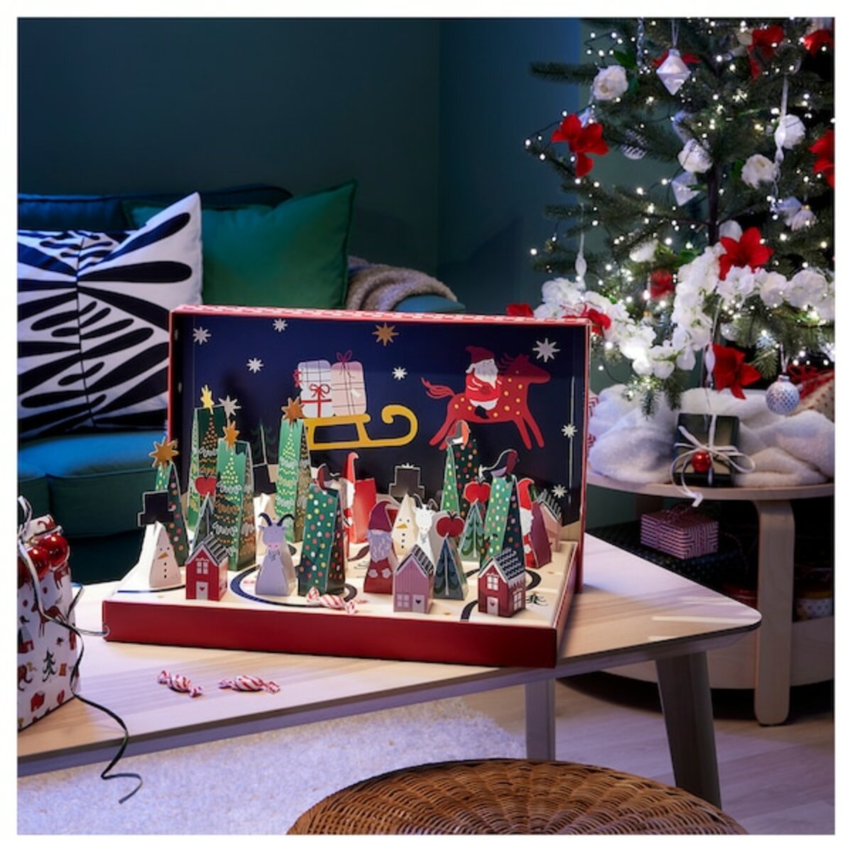 Bild 4 von VINTERFINT  Adventskalender 24 Päckchen 34x54x5 cm