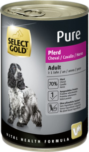 SELECT GOLD Pure Adult Pferd 12x400 g