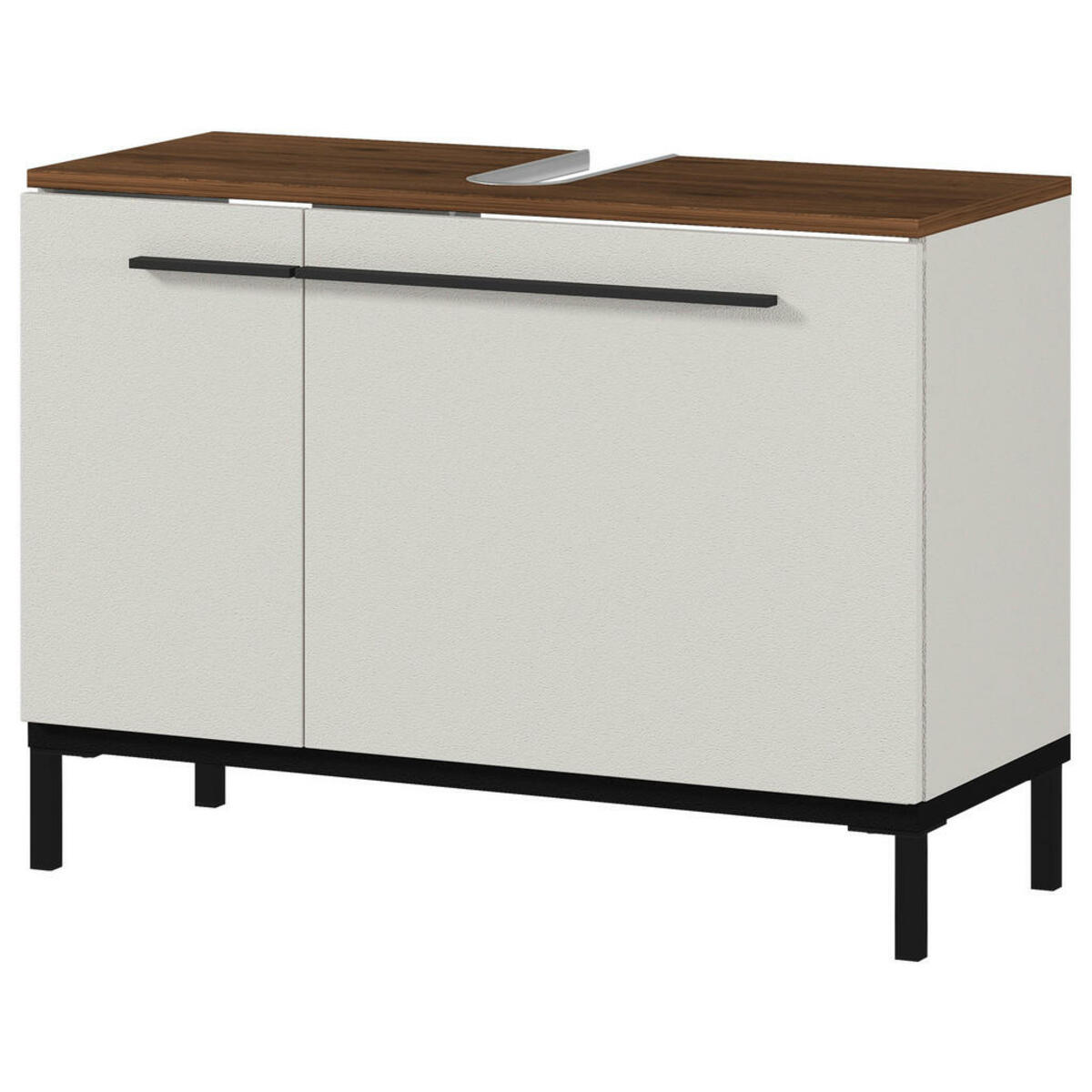 Bild 1 von Germania Waschbeckenunterschrank Germania  Yonkers, Kaschmir, Holzwerkstoff, 2 Fächer, 80x59x34 cm, stehend, Badezimmer, Badezimmerschränke, Waschbeckenunterschränke