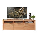 Bild 1 von Carryhome Tv-Element, Kernbuche, Metall, Kernbuche, massiv, 4 Fächer, 190x58x45 cm, Kabeldurchlass, Wohnzimmer, TV Möbel, TV-Elemente