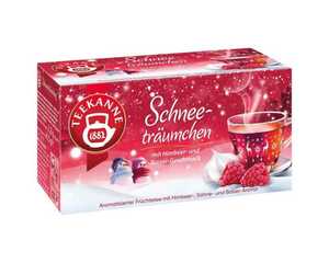 Teekanne Tee Schneeträumchen Früchtetee mit Himbeer-Baiser-Geschmack 40,5 g 18er
