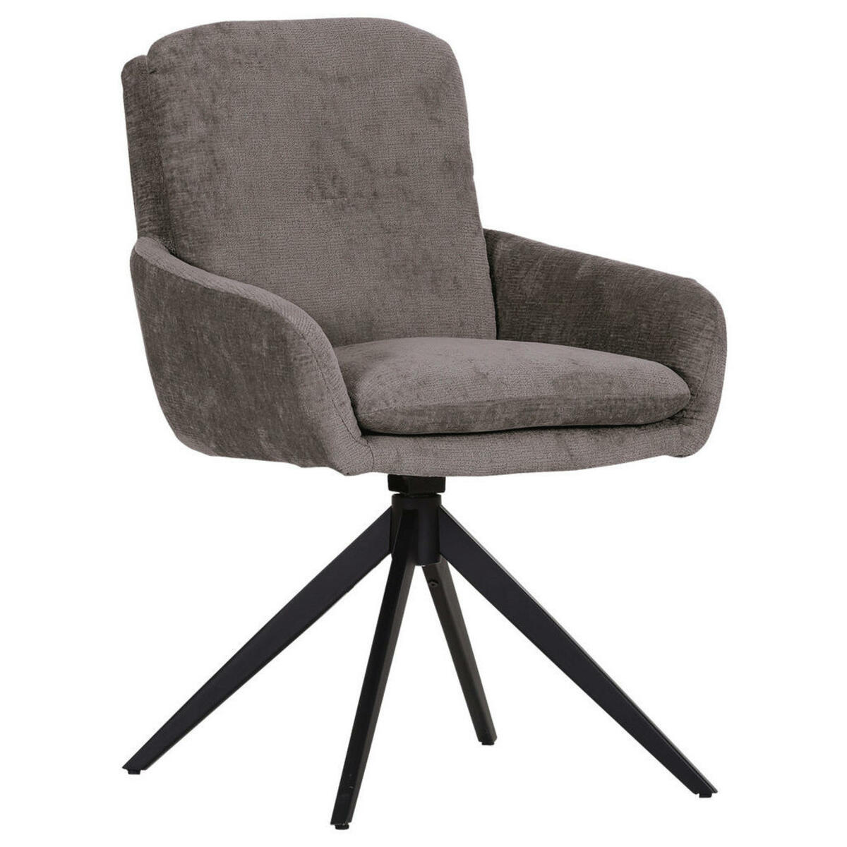 Bild 1 von Landscape Armlehnstuhl, Taupe, Textil, eckig, Drehkreuz, 60x89x69 cm, Sitzfläche 360° drehbar, automatische Rückholfunktion, Esszimmer, Stühle, Esszimmerstühle, Armlehnenstühle