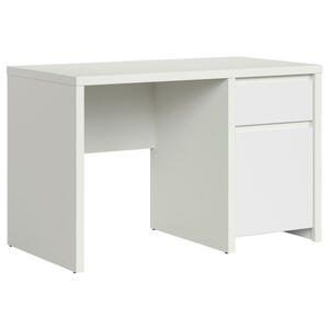 Schreibtisch, Weiß, 1 Schubladen, rechteckig, Wange, 65x77 cm, Arbeitszimmer, Schreibtische, Bürotische