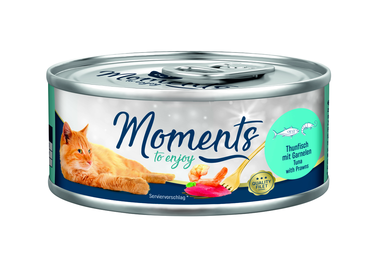 Bild 1 von MOMENTS Adult Thunfisch mit Garnelen 24x70 g