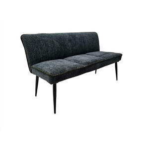 Mid.you Sitzbank, Hellgrau, Metall, Textil, 2-Sitzer, 140x83x62 cm, Esszimmer, Bänke, Sitzbänke