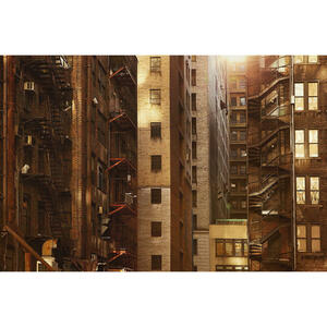 Aluminiumbild, Hellbraun, Metall, Kunststoff, rechteckig, 148x98 cm, Bilder