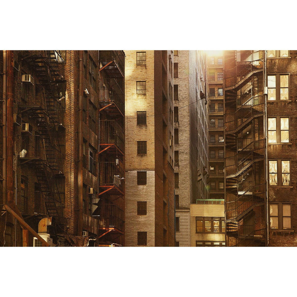 Bild 1 von Aluminiumbild, Hellbraun, Metall, Kunststoff, rechteckig, 148x98 cm, Bilder