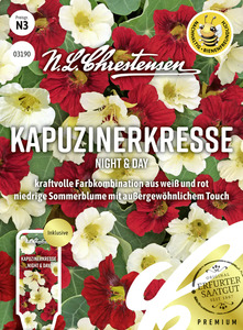 N.L.Chrestensen Saatgut Kapuzinerkresse Night & Day ca. 25 Pflanzen