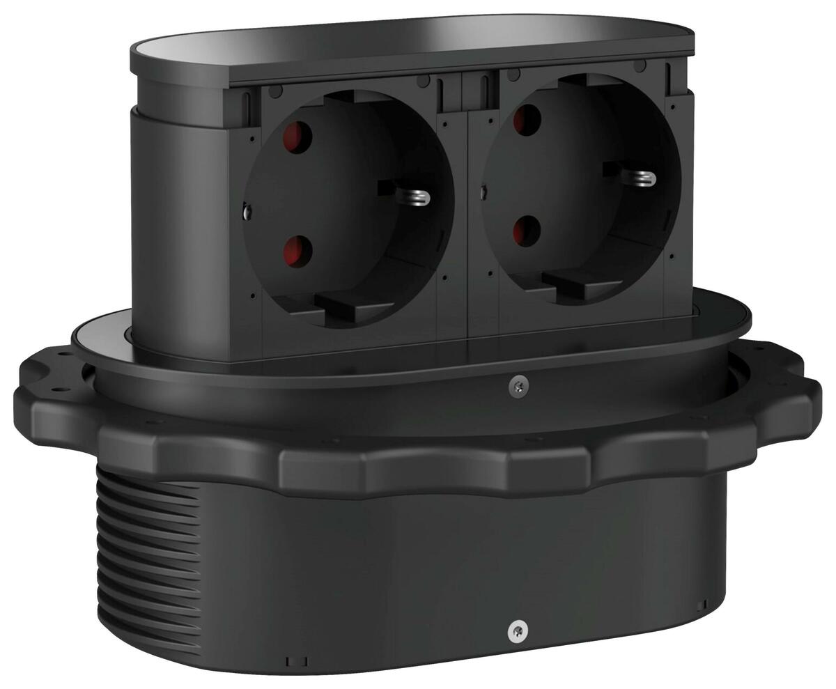 Bild 1 von Steckdosenelement 103381119 in Schwarz, Schwarz