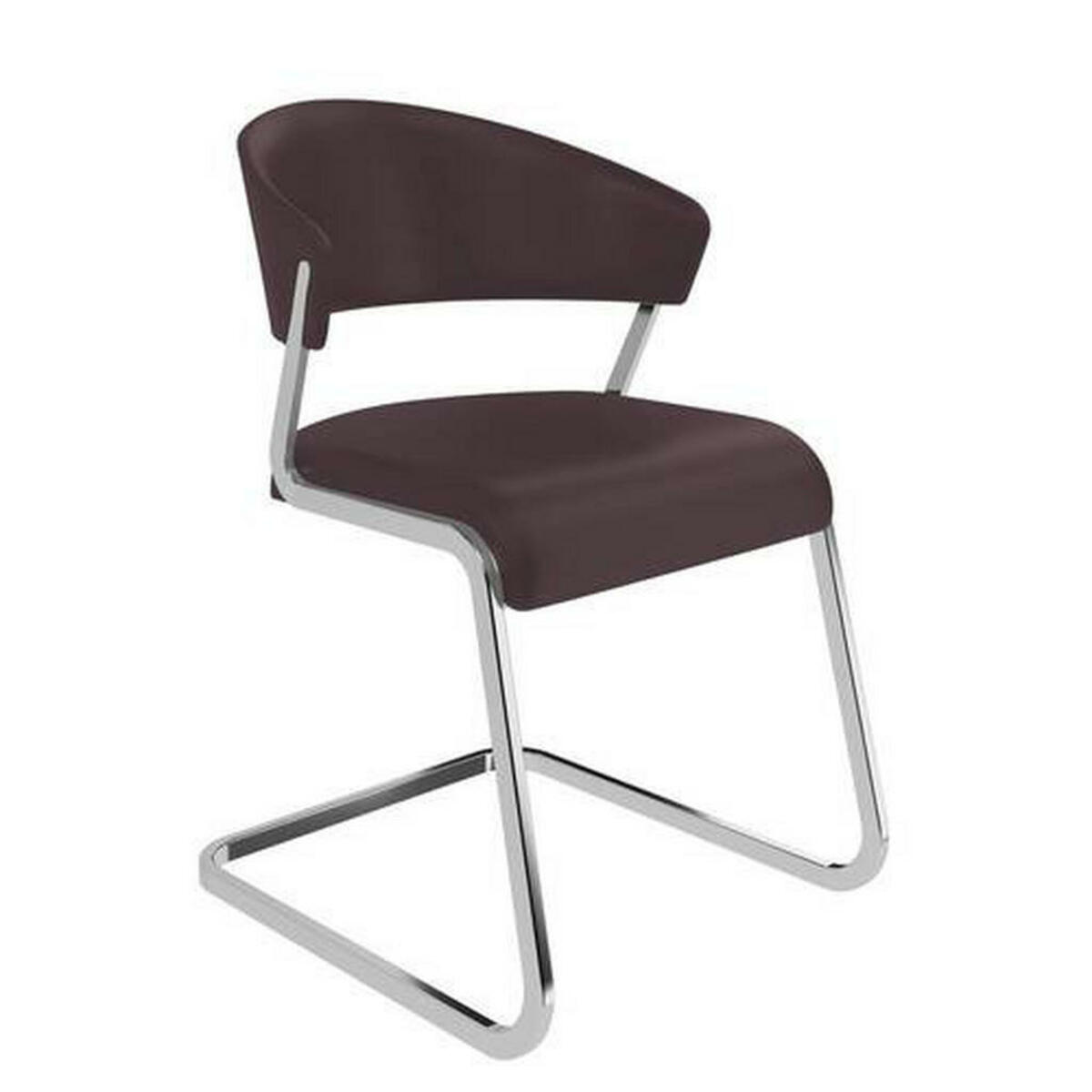 Bild 1 von hülsta Schwingstuhl, Mokka, Metall, Leder, Echtleder, Nappaleder, U-Form, 52.5x86x60 cm, Blauer Engel, Goldenes M, Dgm, Lederauswahl, Typenauswahl, abwischbar, Esszimmer, Stühle, Schwingstühle