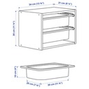 Bild 4 von TROFAST  Wandaufbewahrung, grau/dunkelgrau 34x21x30 cm