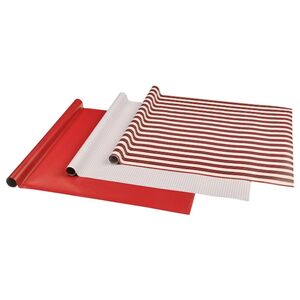 VINTERFINT  Geschenkpapierrolle, verschiedene Muster rot/schwarz 3x0.7 m/2.10 m²x3 Stück