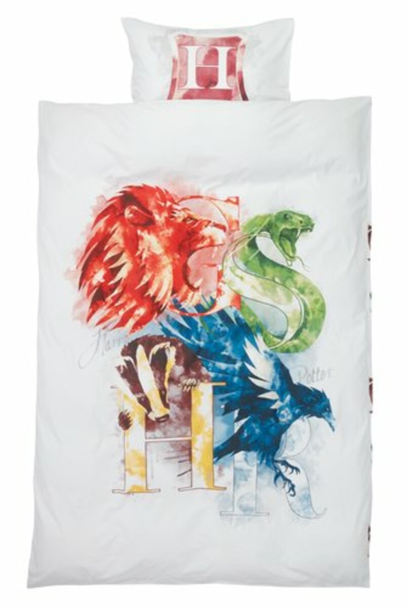 Bild 1 von Bettwäsche HARRY POTTER 135x200 weiß