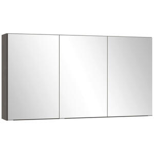 Mid.you Spiegelschrank, Glas, 6 Fächer, 120x64x20 cm, Made in Germany, Badezimmer, Badezimmerspiegel, Badspiegel