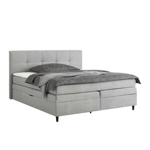 Boxspringbett Miami in Grau ca. 160x200cm, Grau