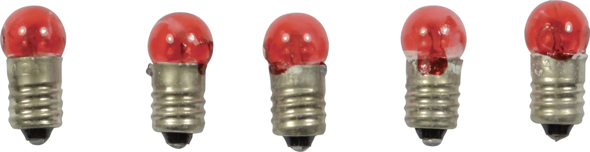 Bild 1 von Riffelmacher Ersatzbirnen E10 rot 5 Stück