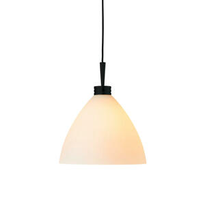 Belid Hängeleuchte Maxi Dove, Opal, Schwarz, Metall, Glas, 30x26 cm, CE, Lampen & Leuchten, Innenbeleuchtung, Hängelampen, Esstischlampen