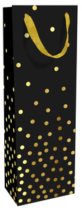 Braun & Company Geschenktragetasche Golden Dots 12 x 37 x 8 cm