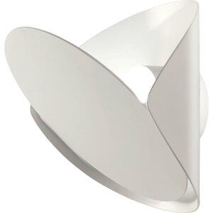 Fabas Luce Led-Wandleuchte Shield, Weiß, Metall, 13.5x22 cm, DIN EN ISO 9001, schwenkbar, Lampen & Leuchten, Leuchtenserien