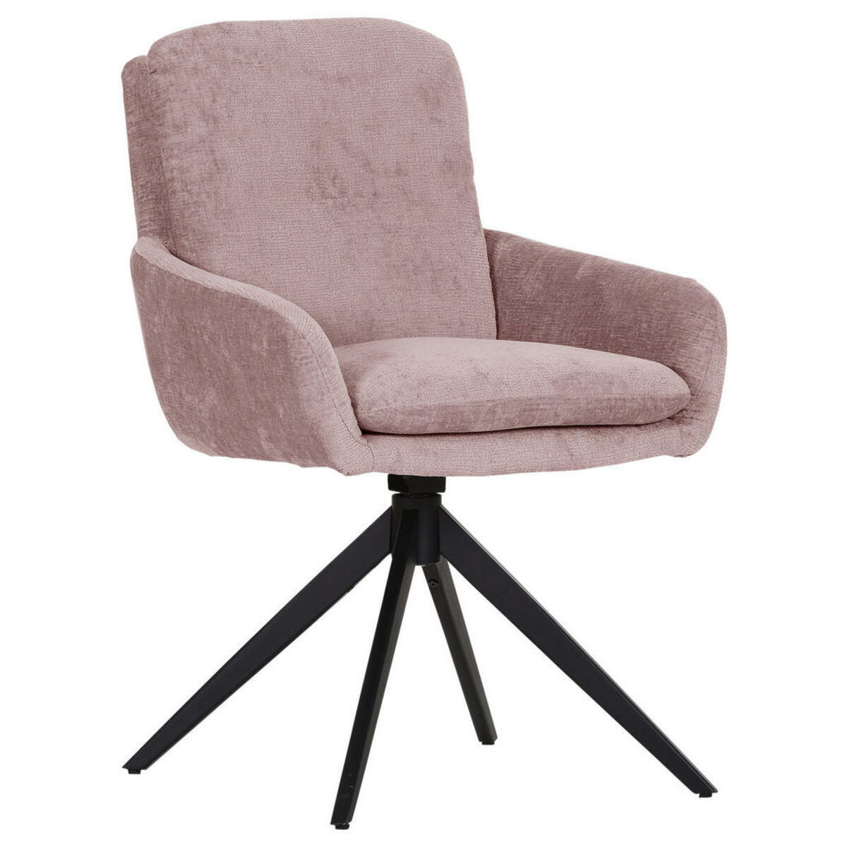 Bild 1 von Landscape Armlehnstuhl, Altrosa, Textil, eckig, Drehkreuz, 60x89x69 cm, Sitzfläche 360° drehbar, automatische Rückholfunktion, Esszimmer, Stühle, Esszimmerstühle, Armlehnenstühle