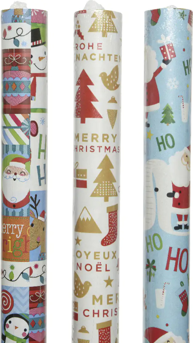 Bild 1 von Kaemingk Geschenkpapier Weihnachten 3 m