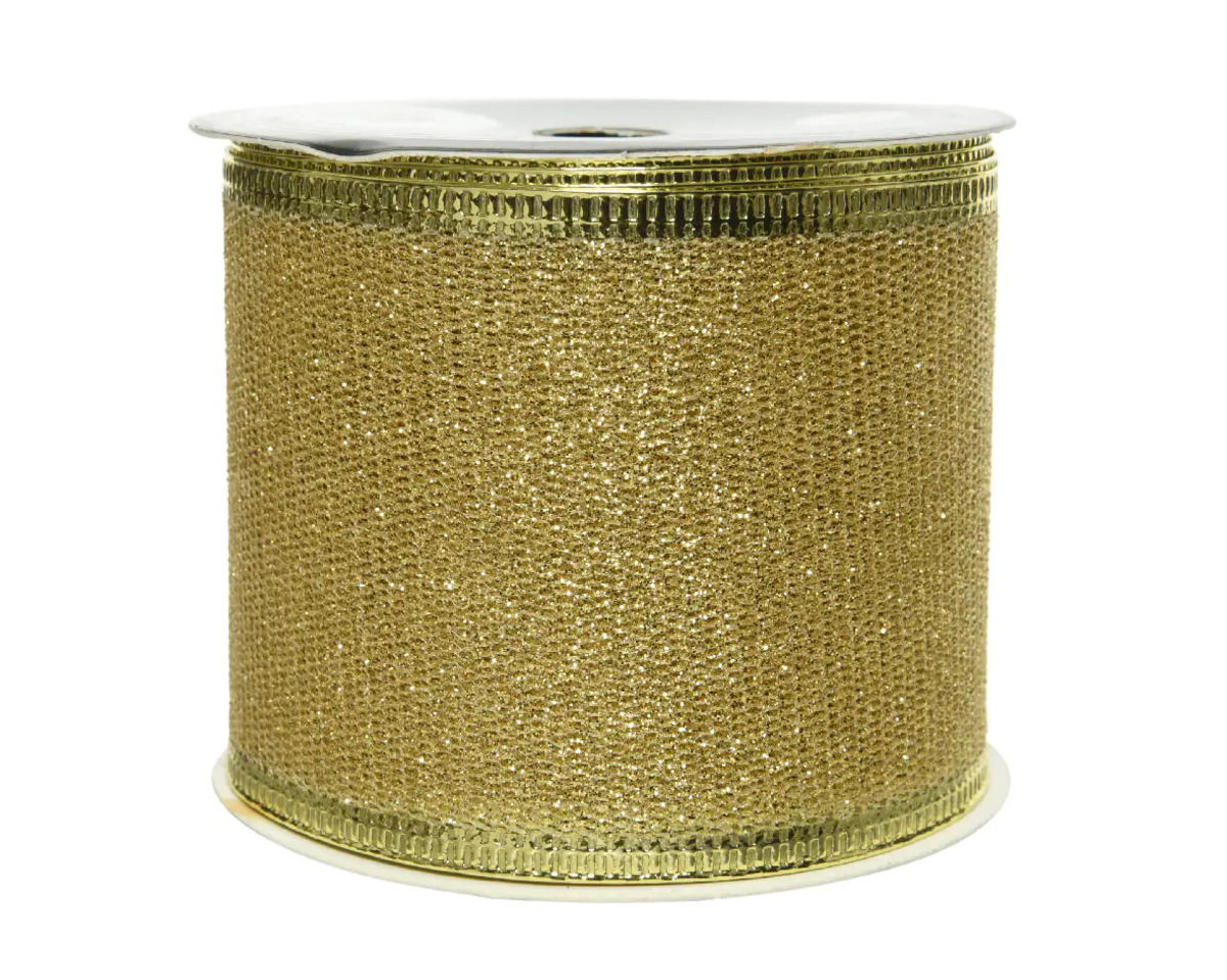Bild 1 von Kaemingk Band Glitter hellgold 270 cm