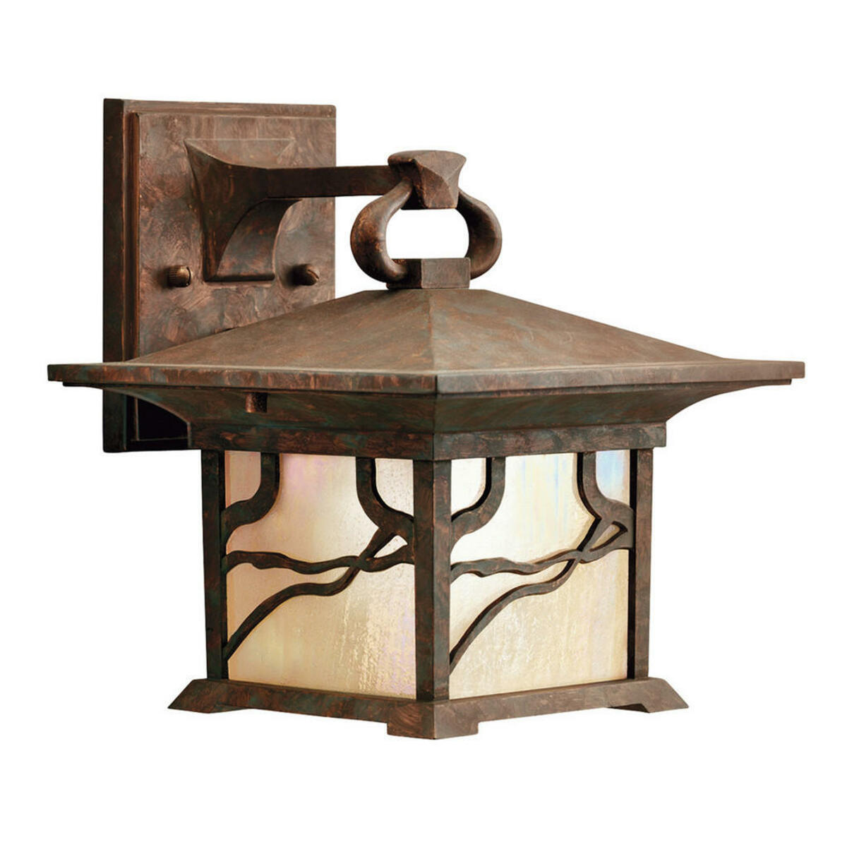 Bild 1 von AUßENWANDLEUCHTE Elstead Morris, Kupfer, Metall, Glas, 22.2x23.7 cm, Grüner Punkt, RoHS, Lampen & Leuchten, Aussenbeleuchtung, Aussenleuchten