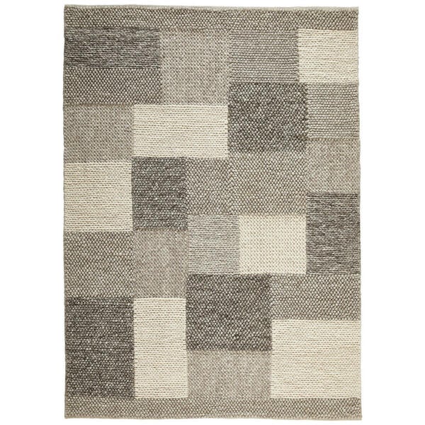 Bild 1 von Linea Natura Handwebeteppich Nordic, Grau, Dunkelgrau, Textil, rechteckig, 160 cm, in verschiedenen Größen erhältlich, Teppiche & Böden, Teppiche, Moderne Teppiche