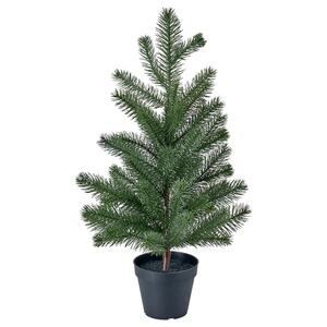 VINTERFINT  Topfpflanze, künstlich, drinnen/draußen/Weihnachtsbaum grün 12 cm