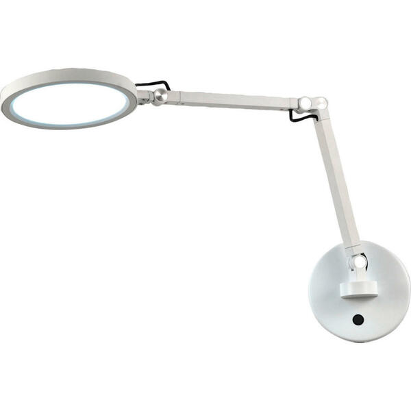 Bild 1 von Fabas Luce Led-Wandleuchte Regina, Weiß, Metall, max45 cm, DIN EN ISO 9001, drehbar, Farbwechsler, Touch-Schalter (on/off), schwenkbar, Lampen & Leuchten, Leuchtenserien