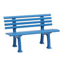 Bild 1 von Modante Gartenbank, Hellblau, Kunststoff, 2-Sitzer, 120x74x54 cm, Typenauswahl, abwischbar, Gartenmöbel, Gartenbänke