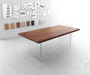 Bild 1 von Esstisch Edge 200x100 XL Akazie Braun Glas