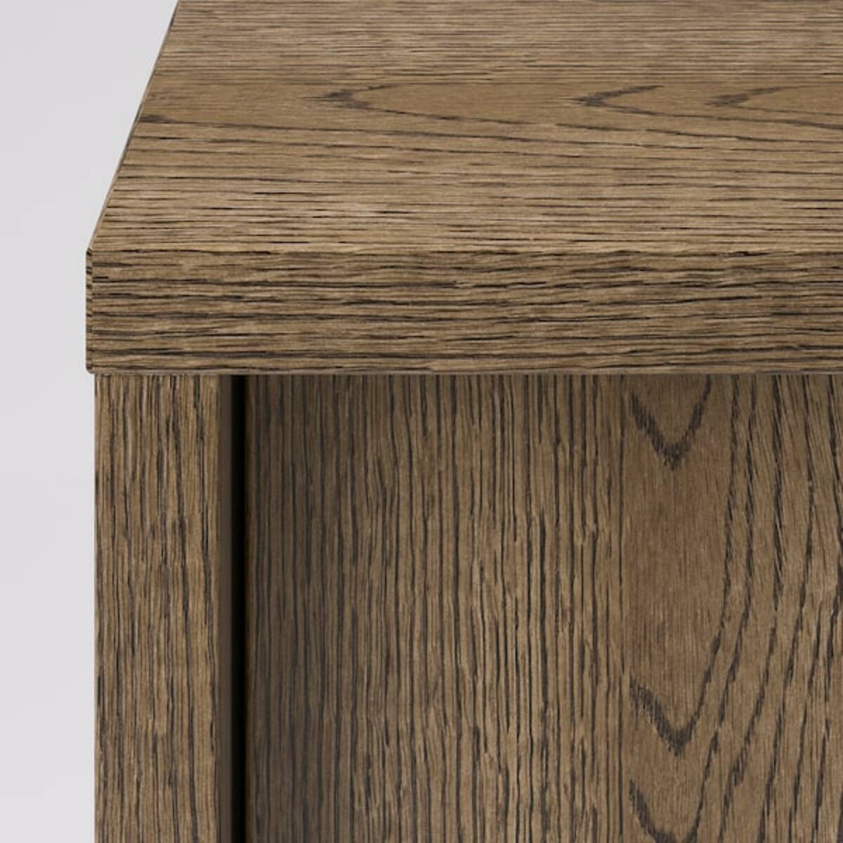 Bild 3 von TONSTAD  Schiebetürenschrank, braun gebeiztes Eichenfurnier 82x37x120 cm