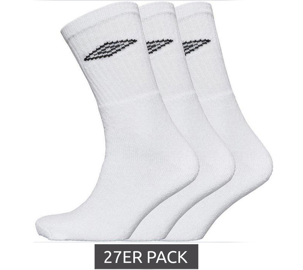 Bild 1 von 27 Pack umbro Sport Socks Strümpfe Socken für Damen und Herren UA3001A Weiß