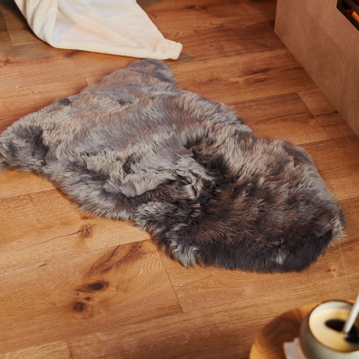 Bild 4 von HOME CREATION Echter Lammfellteppich