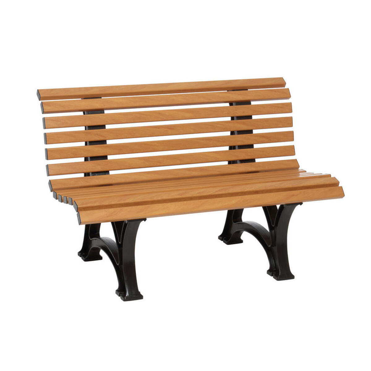 Bild 1 von Modante Gartenbank, Dunkelbraun, Hellbraun, Kunststoff, 2-Sitzer, 120x80x64 cm, abwischbar, Gartenmöbel, Gartenbänke