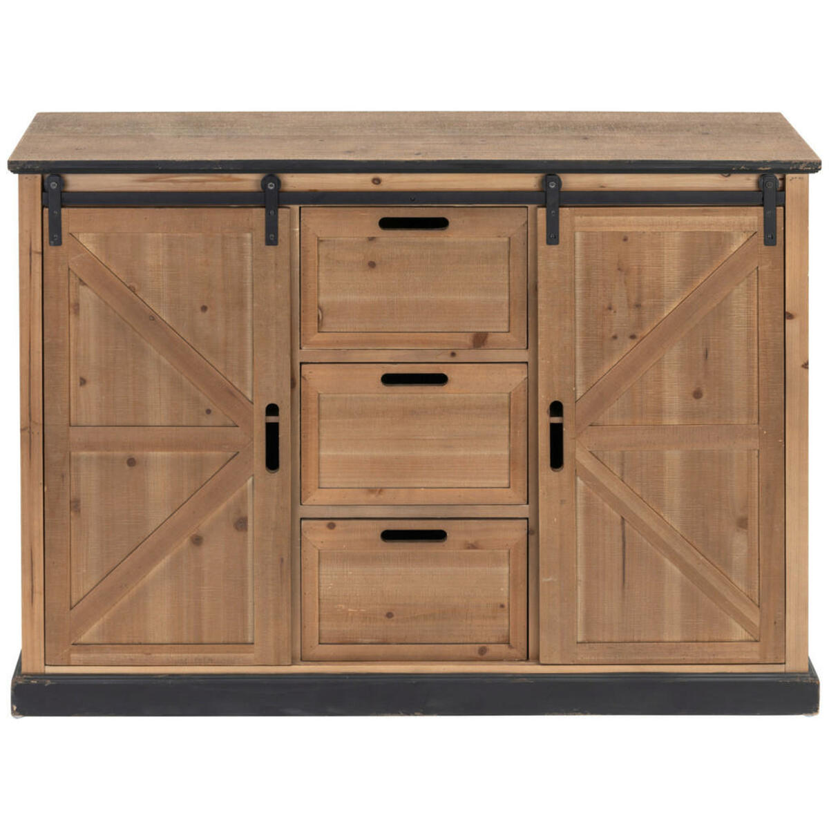 Bild 1 von Livetastic Highboard, Natur, Holz, Tanne,Tanne,Tanne, massiv, 2 Fächer, 3 Schubladen, 120x86x40 cm, Fsc, Wohnzimmer, Kommoden & Sideboards, Highboards
