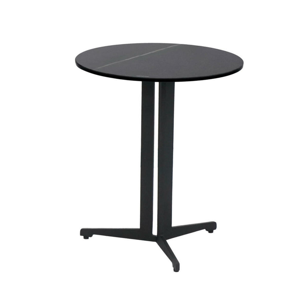 Bild 1 von Novel Beistelltisch, Schwarz, Metall, Glas, Keramik, rund, Säule, 40x45 cm, Wohnzimmer, Wohnzimmertische, Beistelltische, Beistelltische Metall