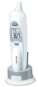 FT 58 Ohrthermometer weiß/silber