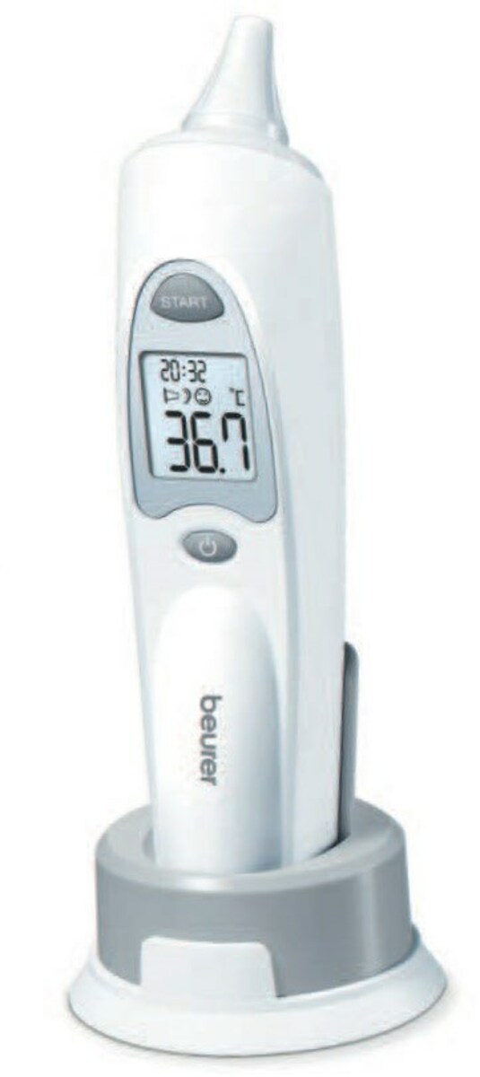 Bild 1 von FT 58 Ohrthermometer weiß/silber