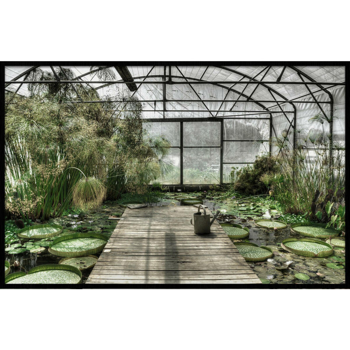 Bild 1 von Bild, Grün, Kunststoff, rechteckig, 148x98 cm, Fotografie, einfache und schnelle Anbringung, gerahmt, Bilder, Gerahmte Bilder