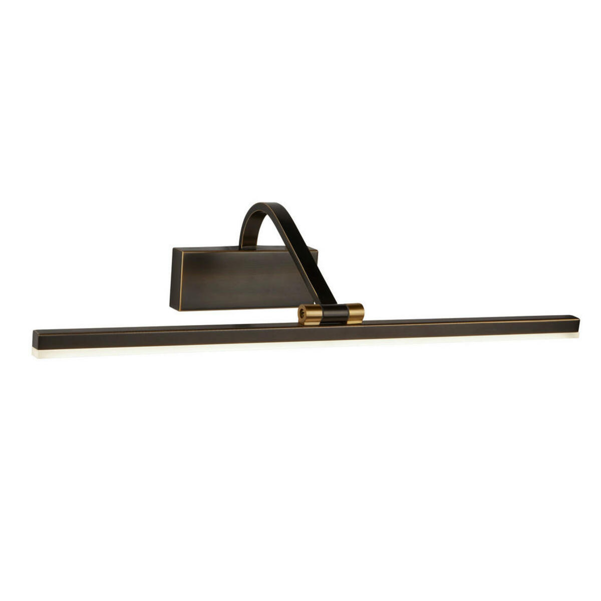 Bild 1 von Led-Bilderleuchte Bilbao, Schwarz, Gold, Metall, Kunststoff, 51x11 cm, Lampen & Leuchten, Leuchtenserien