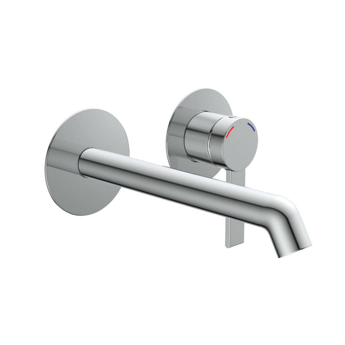 Bild 1 von Schütte Waschtischarmatur LOS Angeles, Chrom, Metall, 20x8x27 cm, für Wandmontage geeignet, Badezimmer, Waschbecken & Armaturen, Badarmaturen