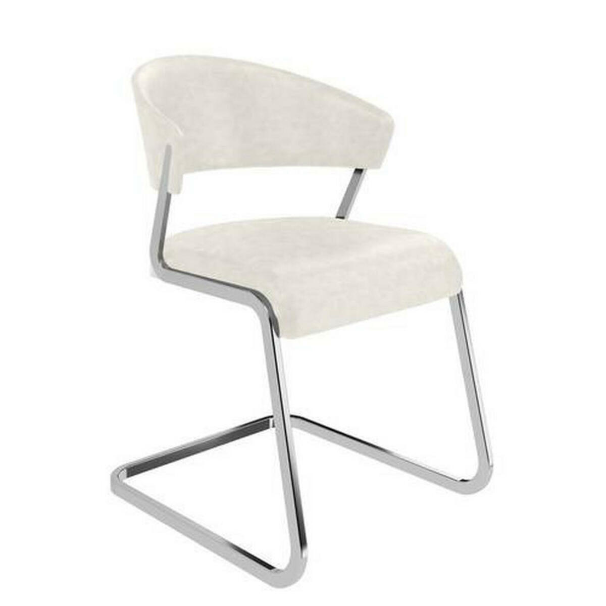 Bild 1 von hülsta Schwingstuhl, Weiß, Metall, Leder, Echtleder, Nappaleder, U-Form, 52.5x86x60 cm, Blauer Engel, Goldenes M, Dgm, Lederauswahl, Typenauswahl, abwischbar, Esszimmer, Stühle, Schwingstühle