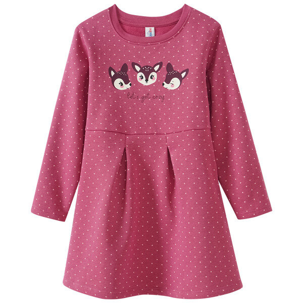 Produktbild von Weihnachtskleid Mädchen Lässig Sweatkleid Weihnachtsoutfit Weihnachten Strickkleid