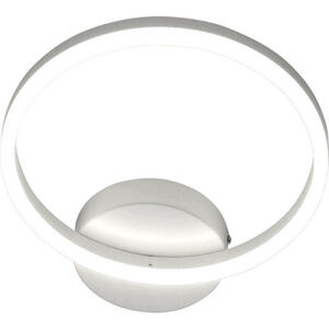 Fabas Luce Led-Wandleuchte Giotto, Weiß, Metall, Kunststoff, 6.5 cm, DIN EN ISO 9001, Lampen & Leuchten, Leuchtenserien